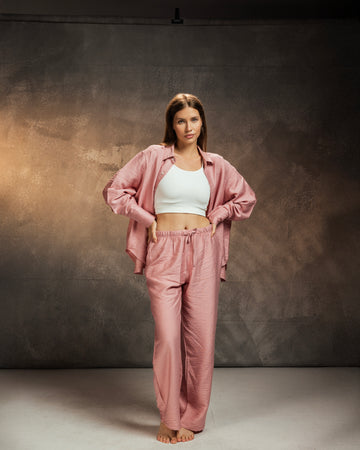 Linen Drawstring Pants