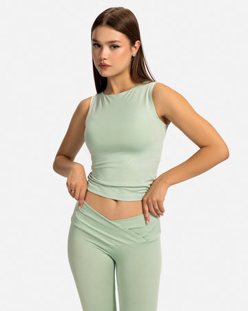 Round Neck Cut Sleeve