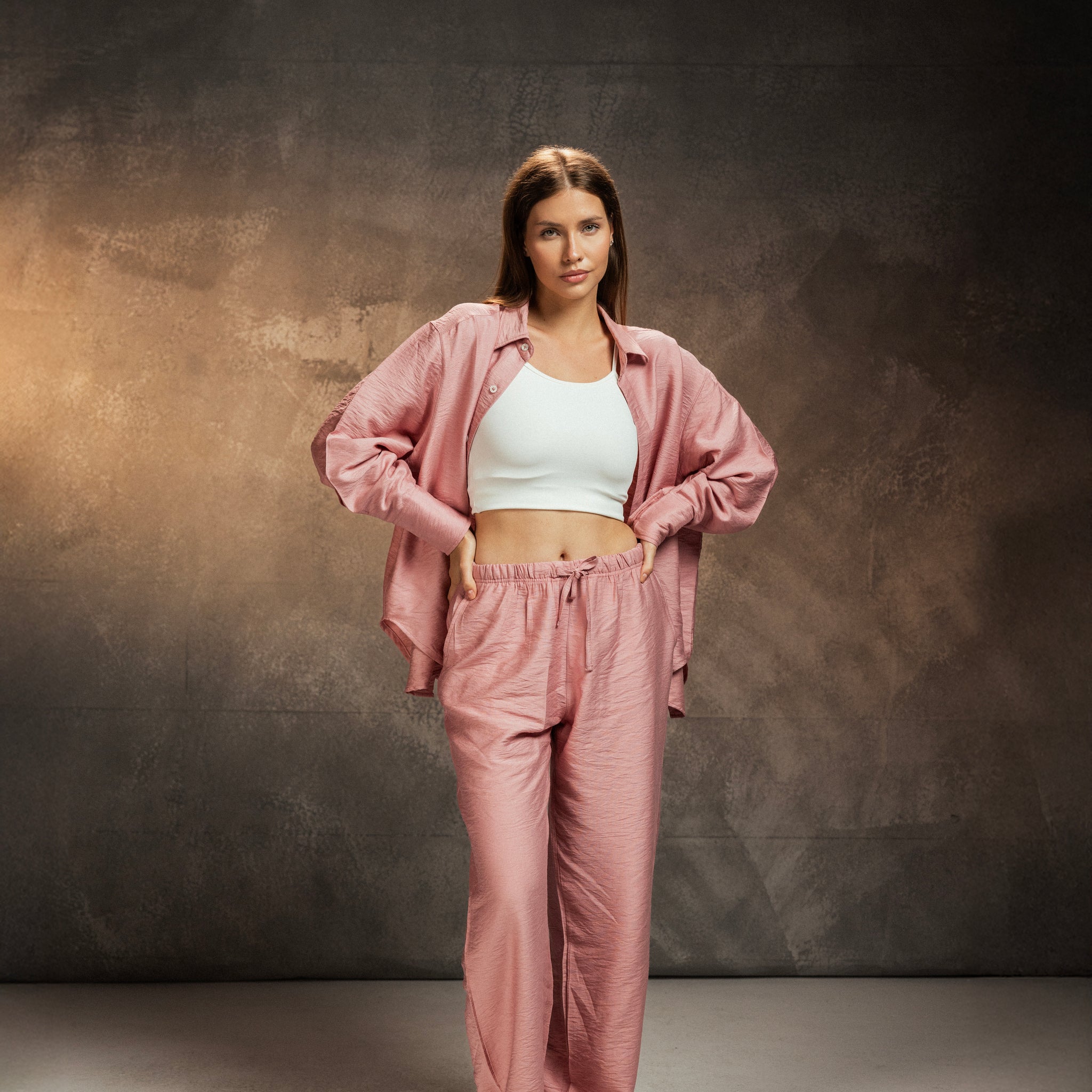 Linen Drawstring Pants